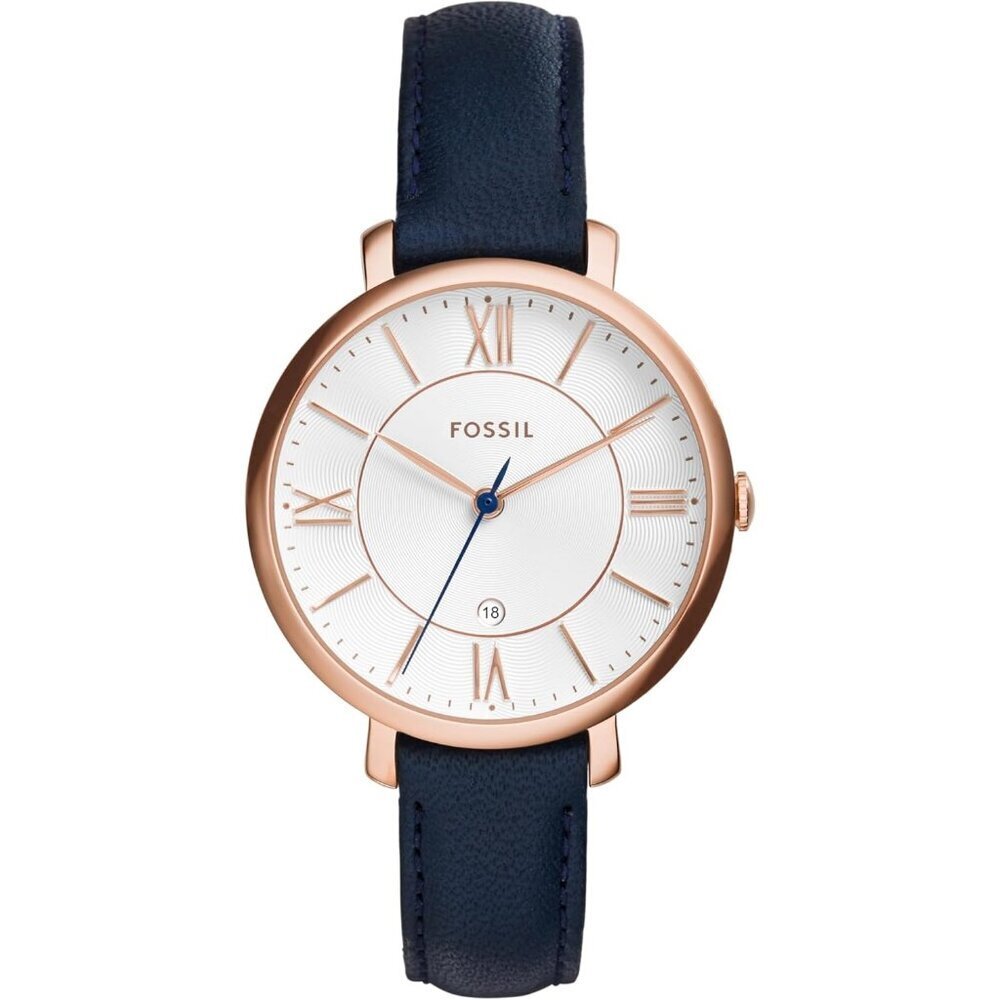 Women's Blue Jacqueline Quartz Stainless Steel Three Hand Bracelet Watch
